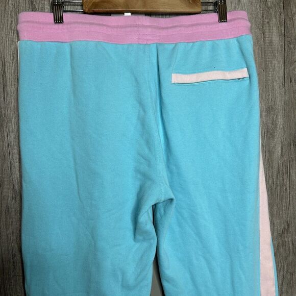 RIPNDIP Teddy Fresh Color Block Sweatpants Blue Pink Size L - Picture 6 of 8